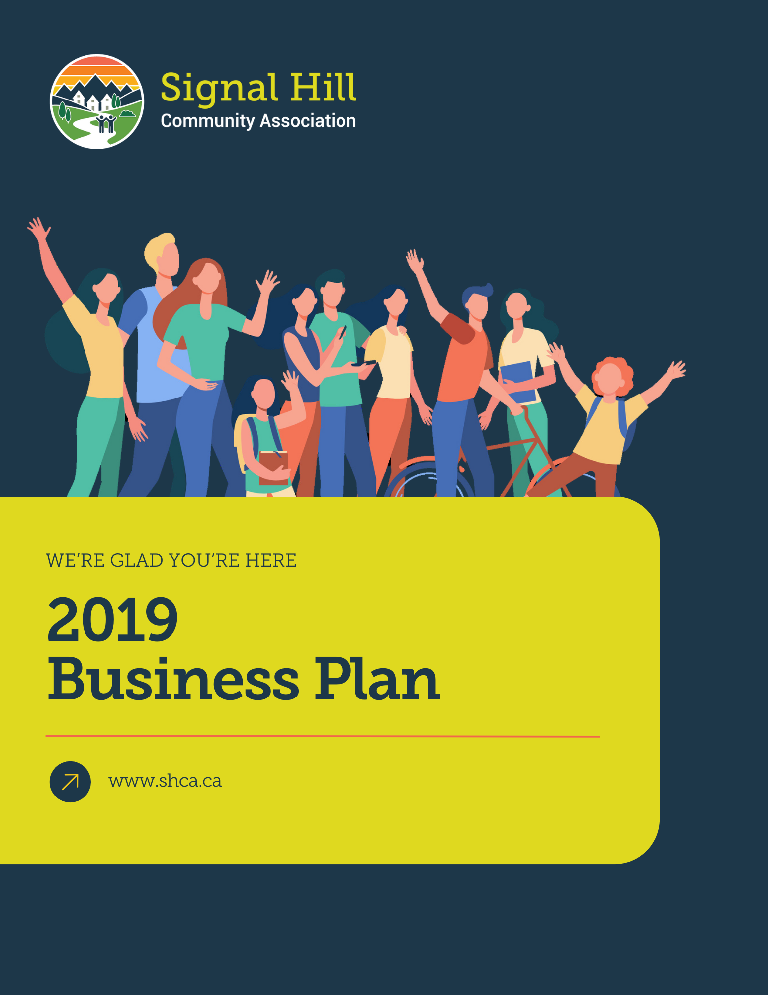 SHCA Business Plan cover