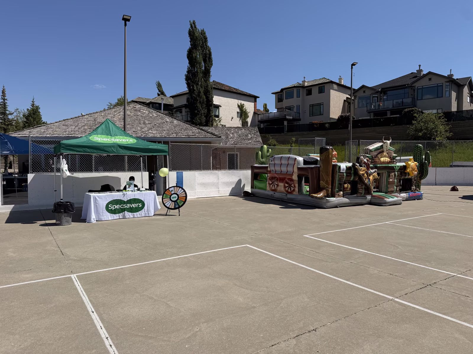 The Specsavers Signal Hill booth