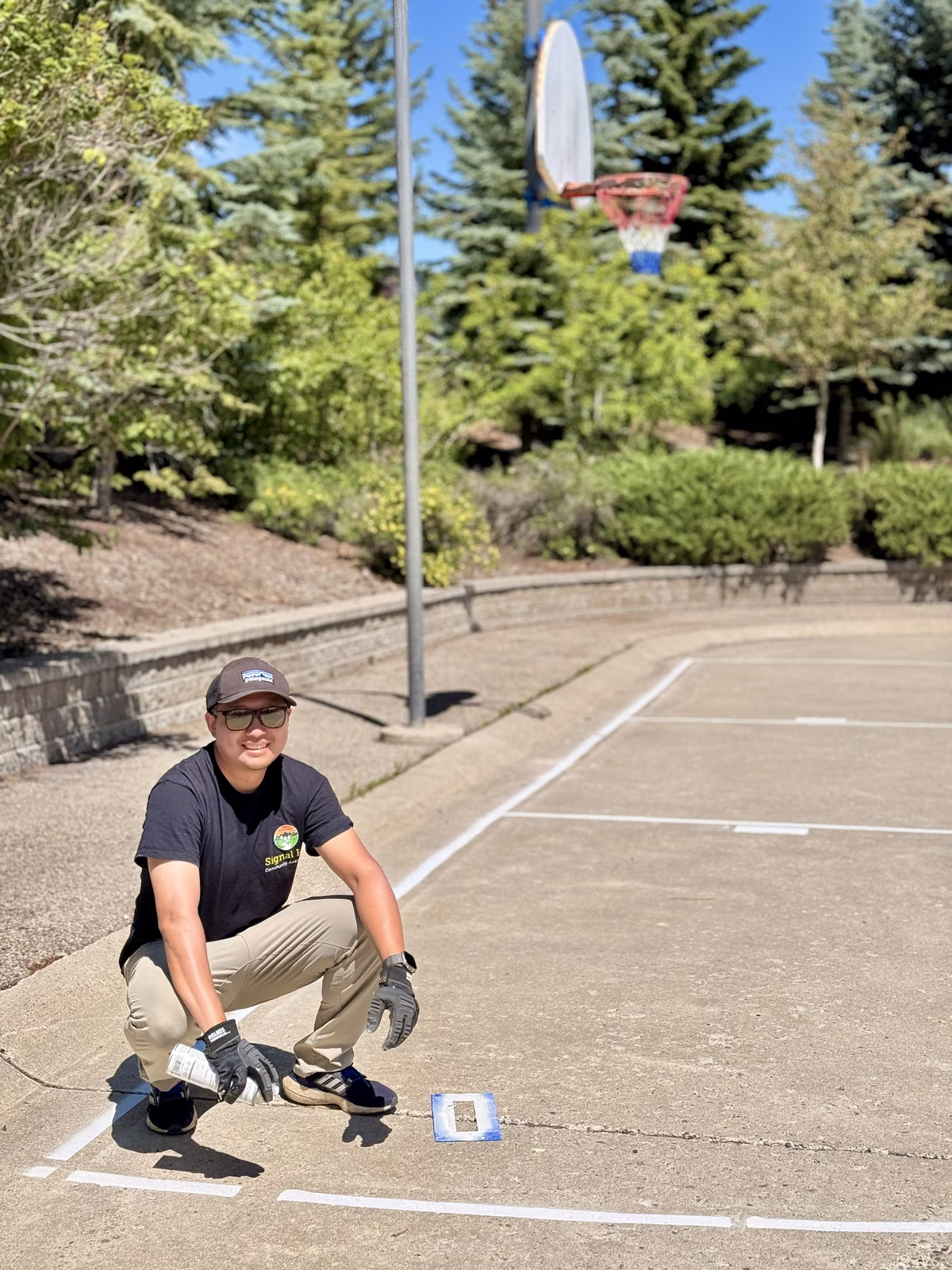 Sharp new lines, solid boards: a Sunday built by neighbours